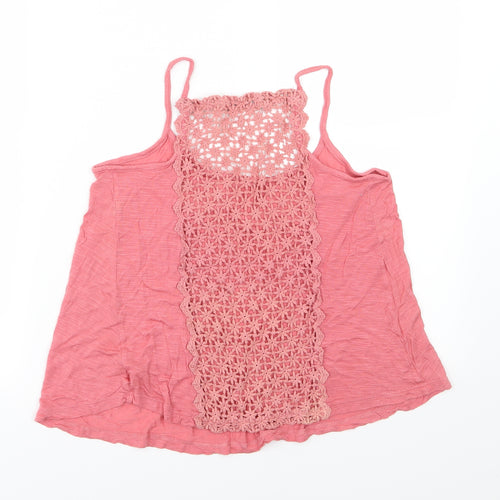 Primark Womens Pink  Jersey Basic Tank Size 12