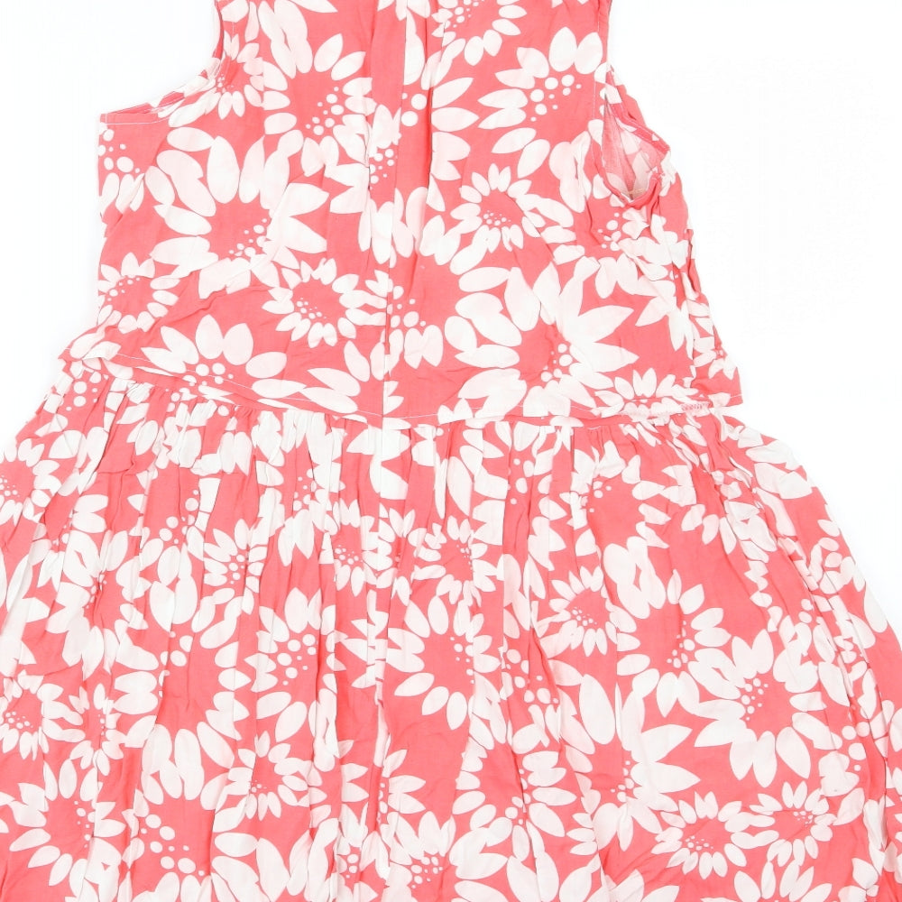 PARISIAN Womens Pink Floral  A-Line  Size 12
