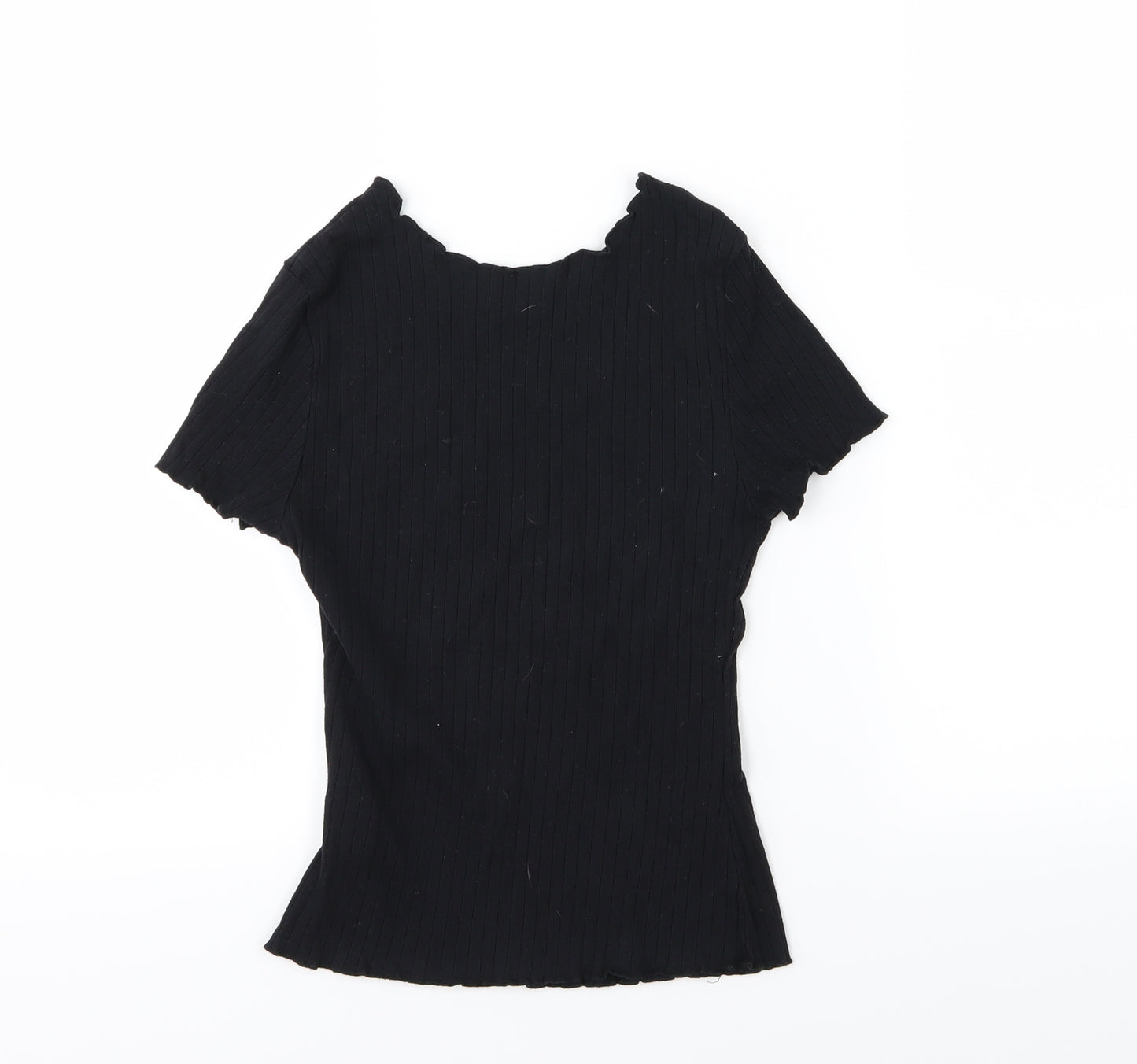 SheIn Womens Black  Knit Pullover Jumper Size S