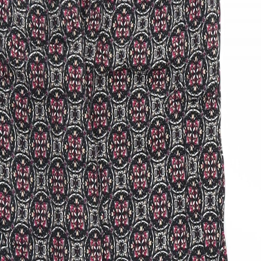 W&U Womens Multicoloured Floral  Harem Trousers Size 12 L25 in