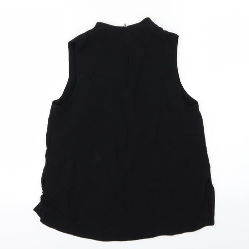 Topshop Womens Black   Basic Blouse Size 10