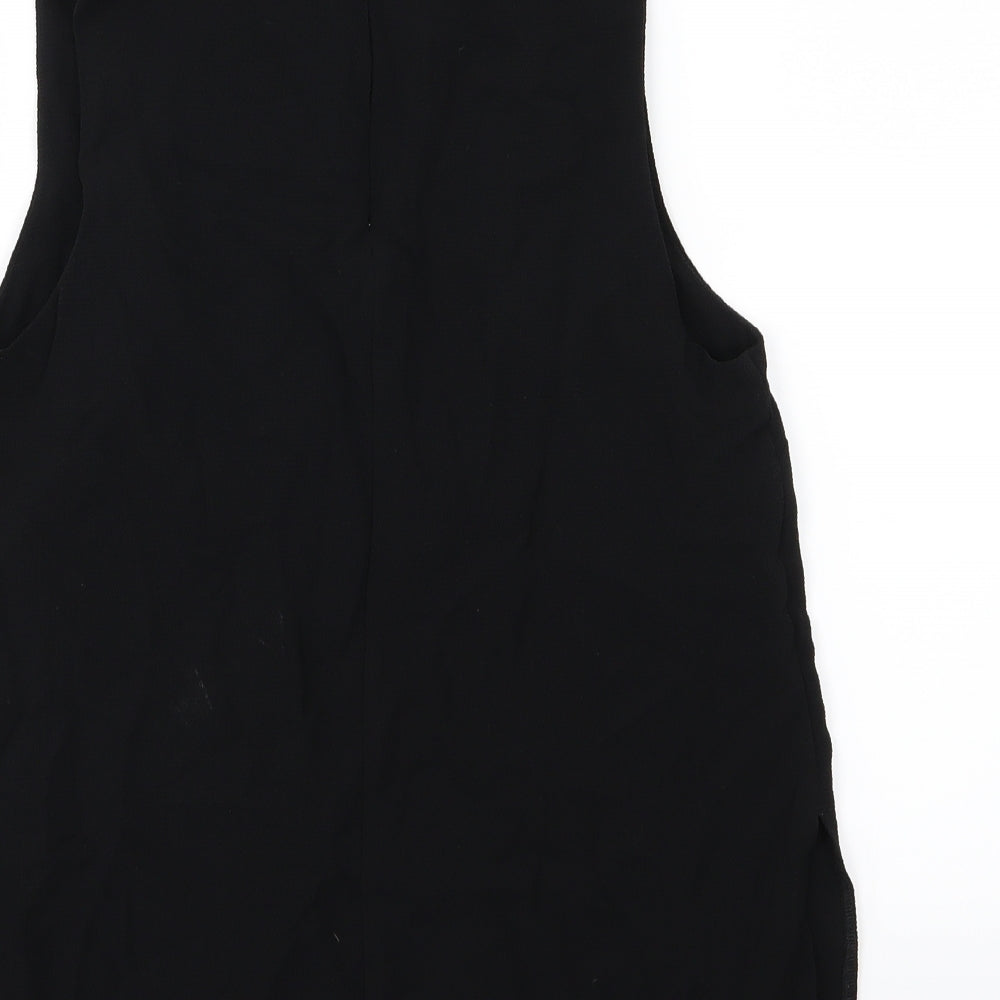 Topshop Womens Black   Basic Blouse Size 10