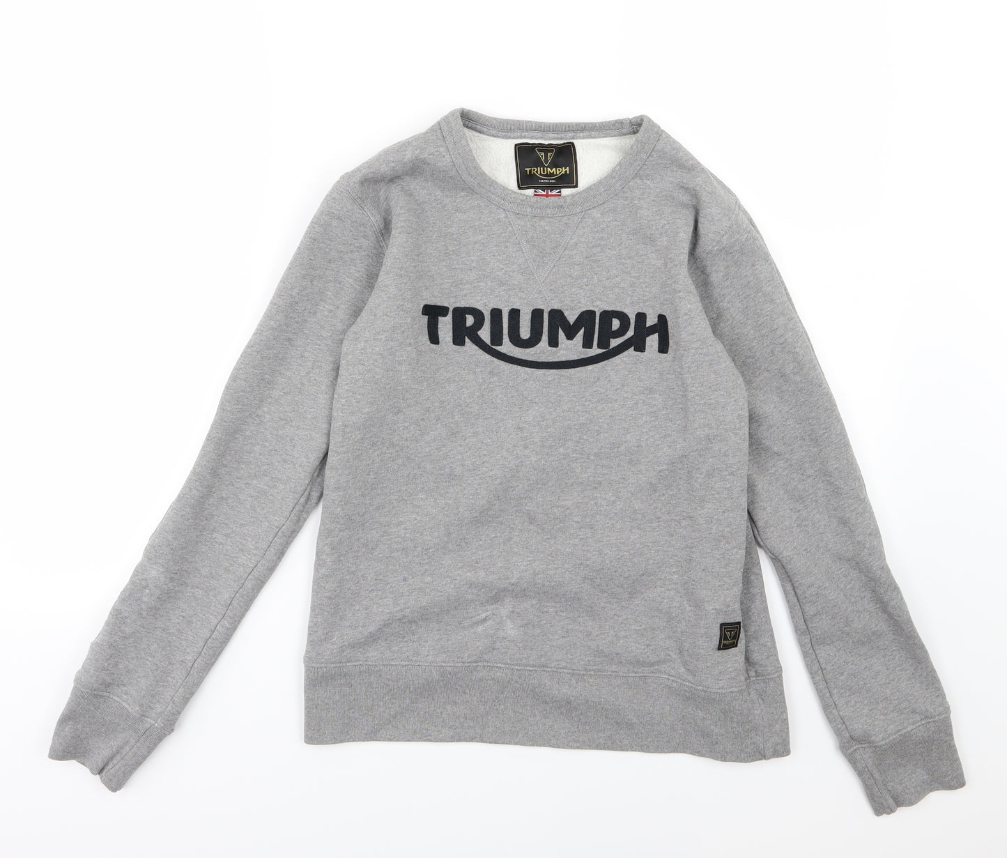 Triumph Womens Grey  Jersey Pullover Sweatshirt Size S
