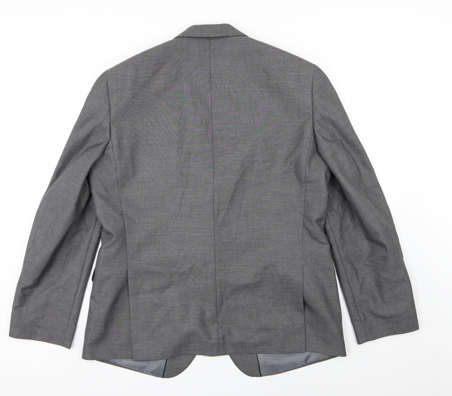 Marks and Spencer Mens Grey  Rayon Jacket Suit Jacket Size 44