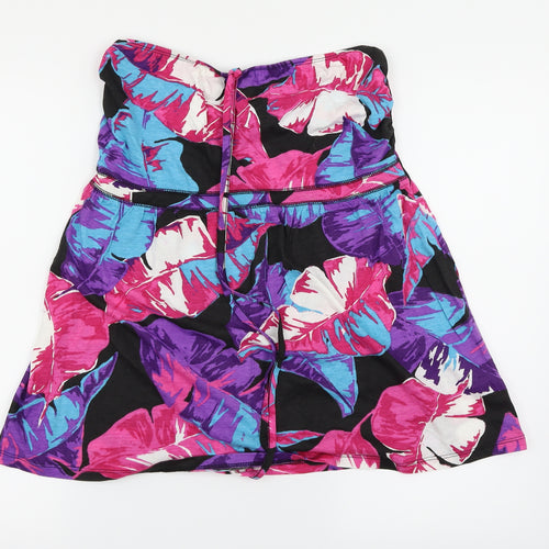 George Womens Multicoloured Floral  A-Line  Size 14