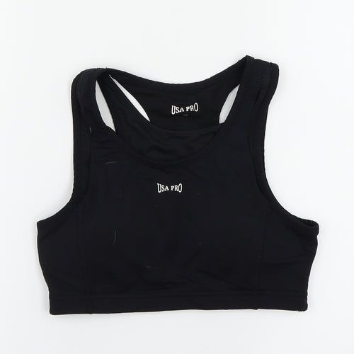 USA Pro Womens Black   Basic Tank Size 12