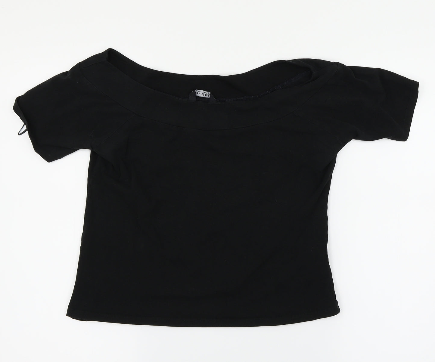 Select Womens Black   Basic T-Shirt Size 14