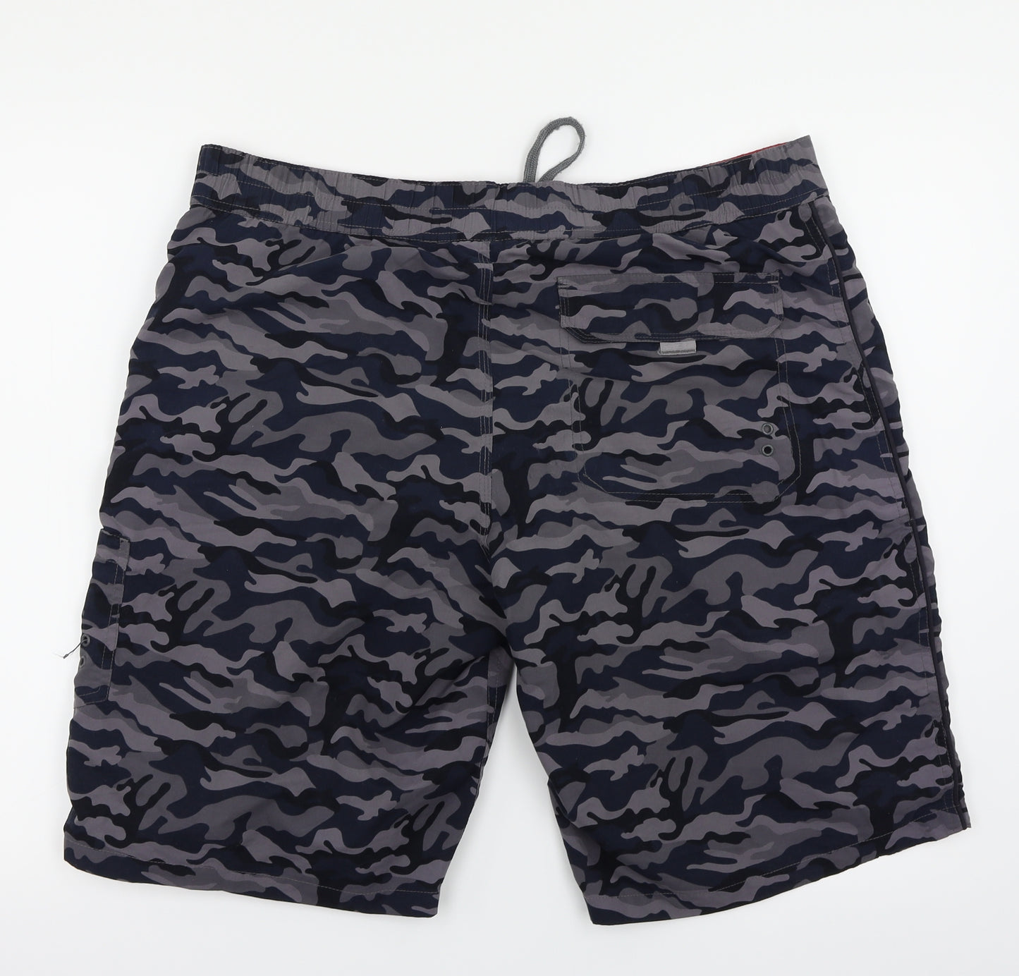 Topman Mens Grey Camouflage  Sweat Shorts Size L