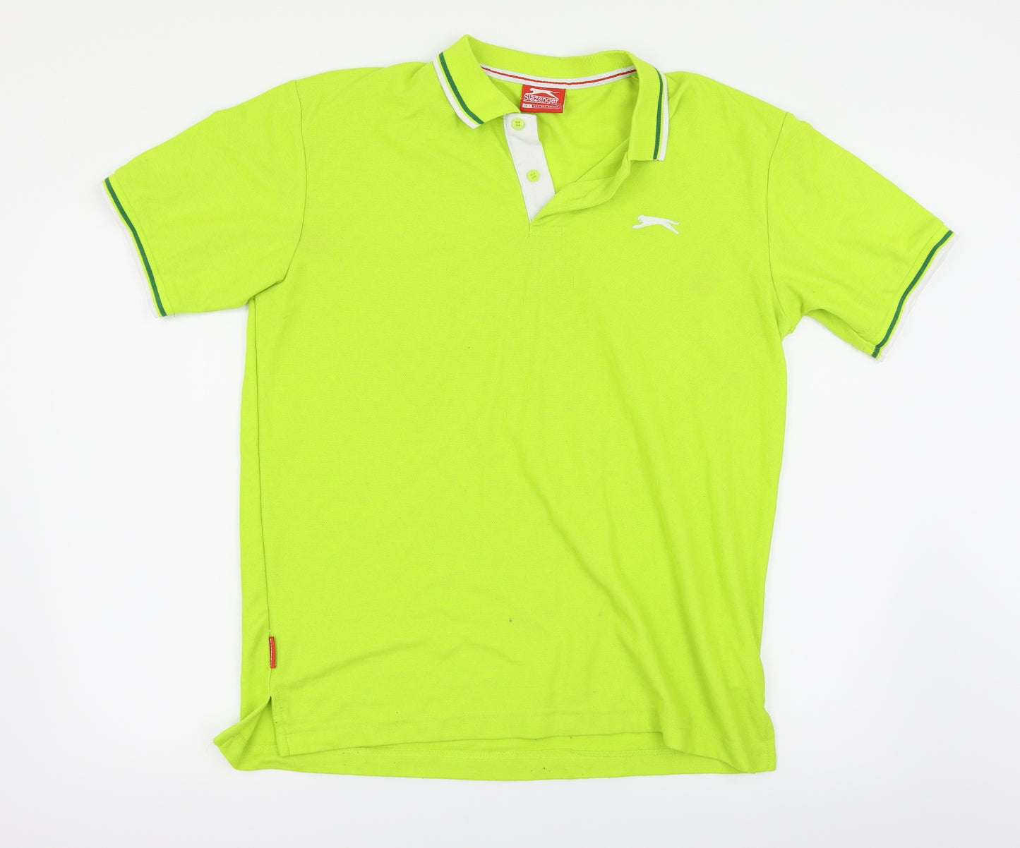 Slazenger Mens Green    Polo Size L