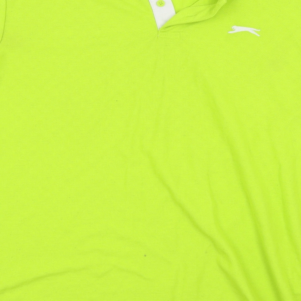 Slazenger Mens Green    Polo Size L