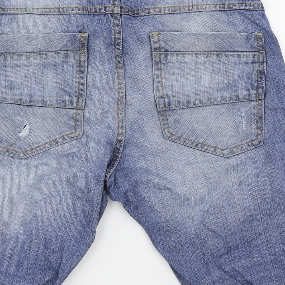 NEXT Mens Blue   Chino Shorts Size 32 in