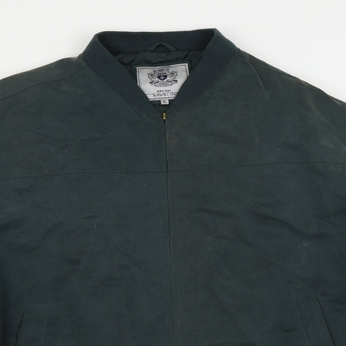 Original Savanti Mens Green   Bomber Jacket Coat Size XL