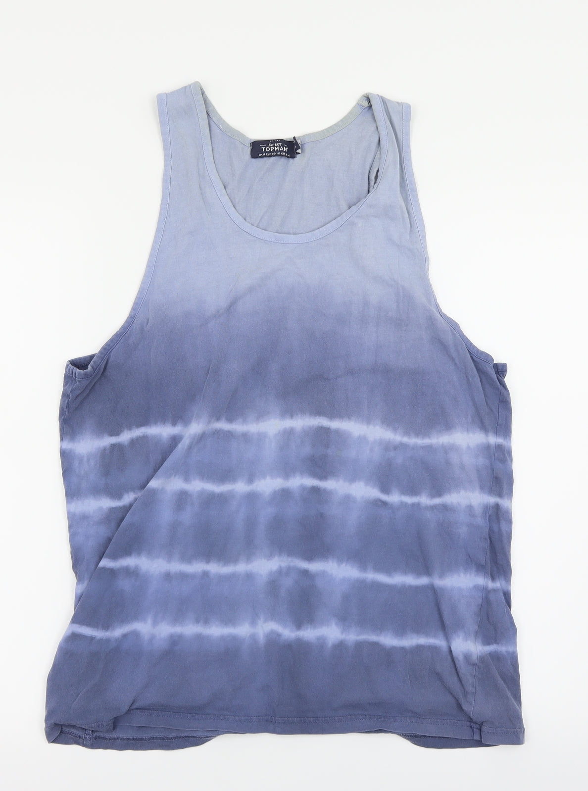 Topman Mens Blue    T-Shirt Size M