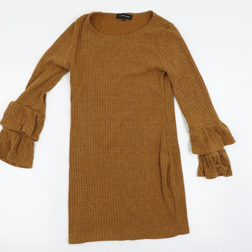 Parisian Womens Yellow   Pullover Jumper Size 12