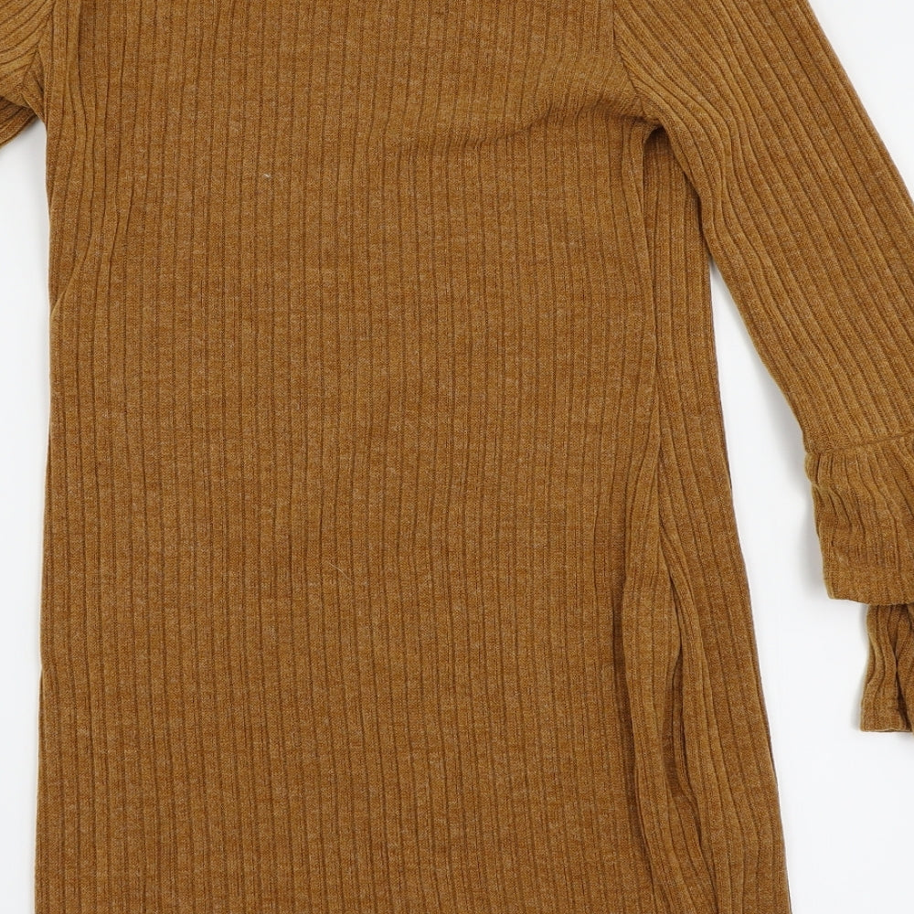 Parisian Womens Yellow   Pullover Jumper Size 12