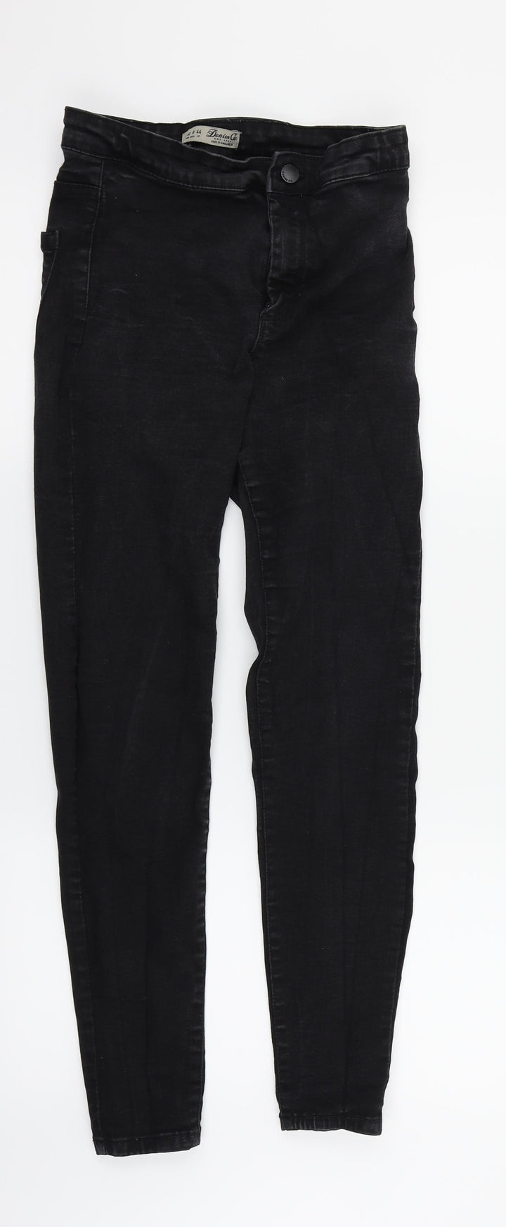 Denim & Co. Womens Black Skinny Jeans Size 12 L30 in