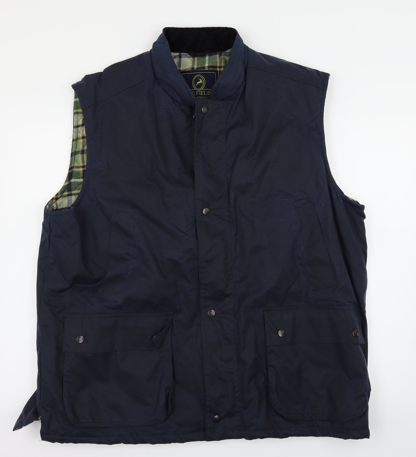 P.G Field Mens Blue   Gilet Jacket Size XL
