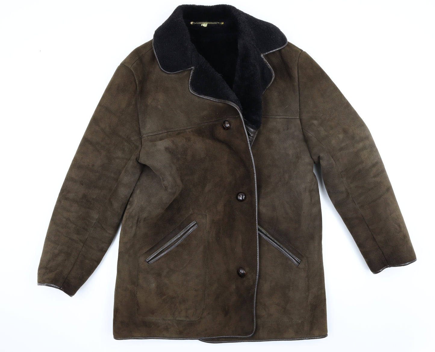 Oakleaf Mens Brown   Overcoat Coat Size 44