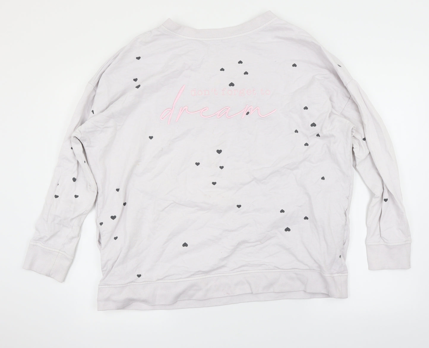 George Womens Purple Solid  Top Pyjama Top Size 18