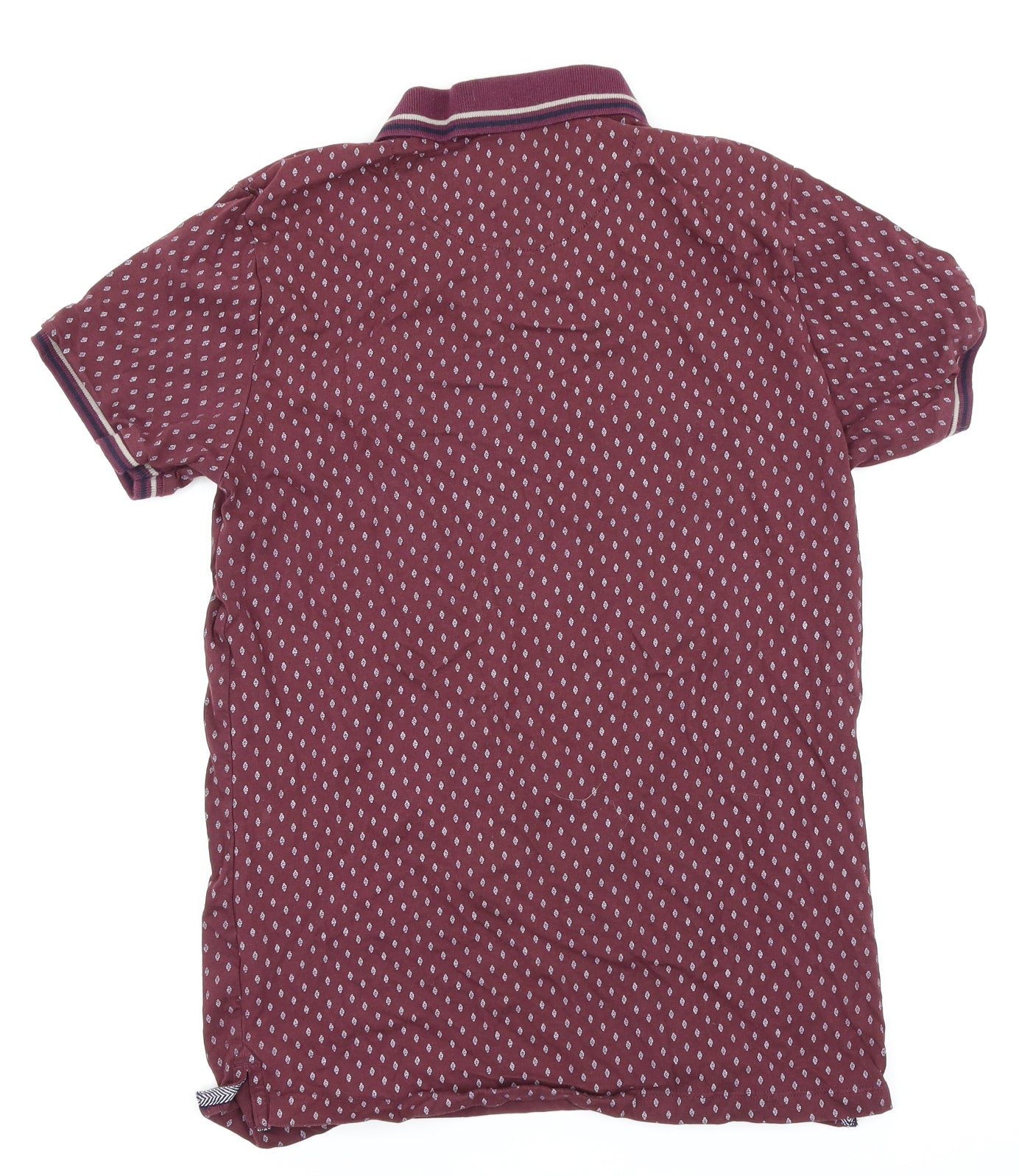 Easy Mens Purple Argyle/Diamond   Polo Size S