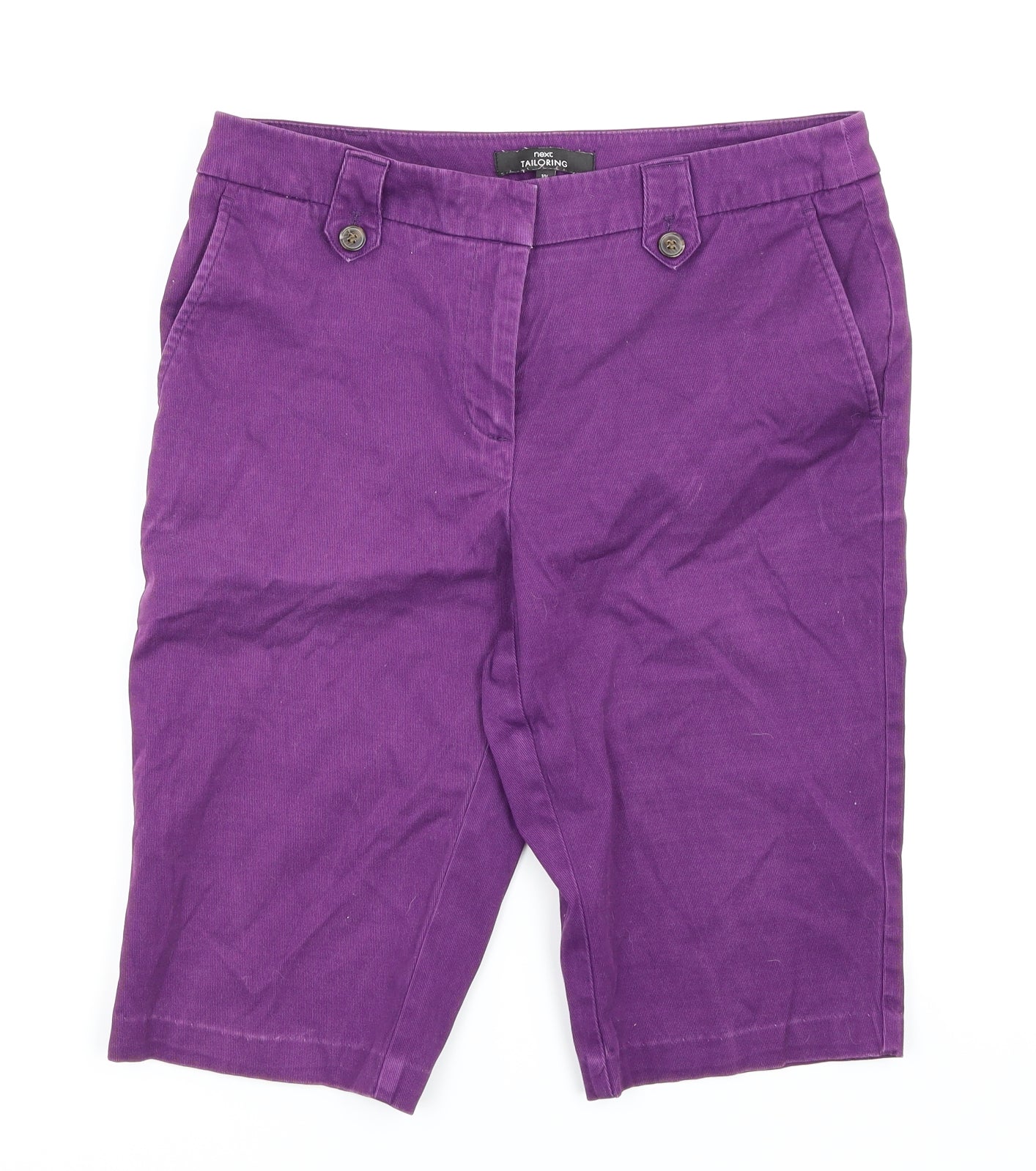 NEXT Womens Purple   Chino Shorts Size 10