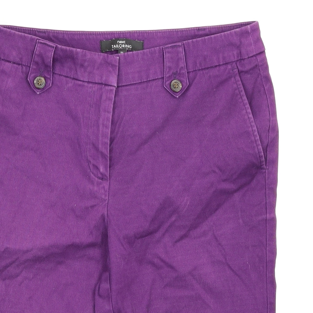 NEXT Womens Purple   Chino Shorts Size 10