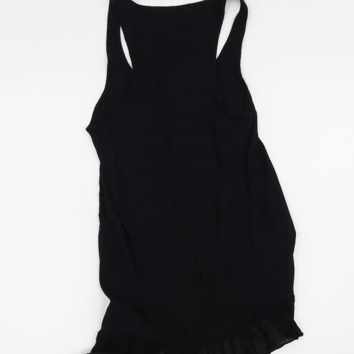 Topshop Womens Black   Basic Tank Size 10