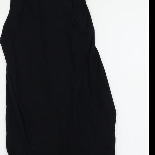Topshop Womens Black   Basic Tank Size 10