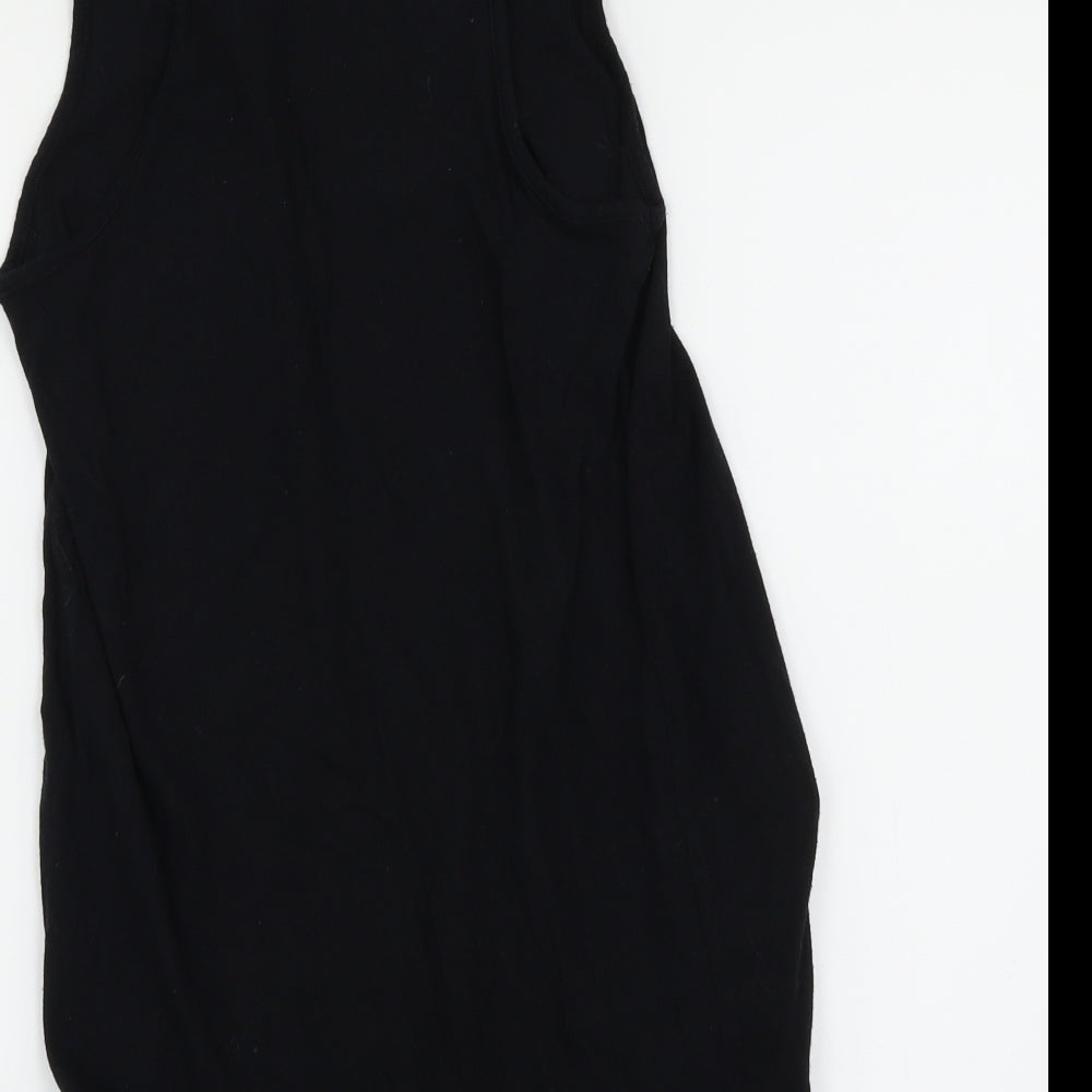 Topshop Womens Black   Basic Tank Size 10
