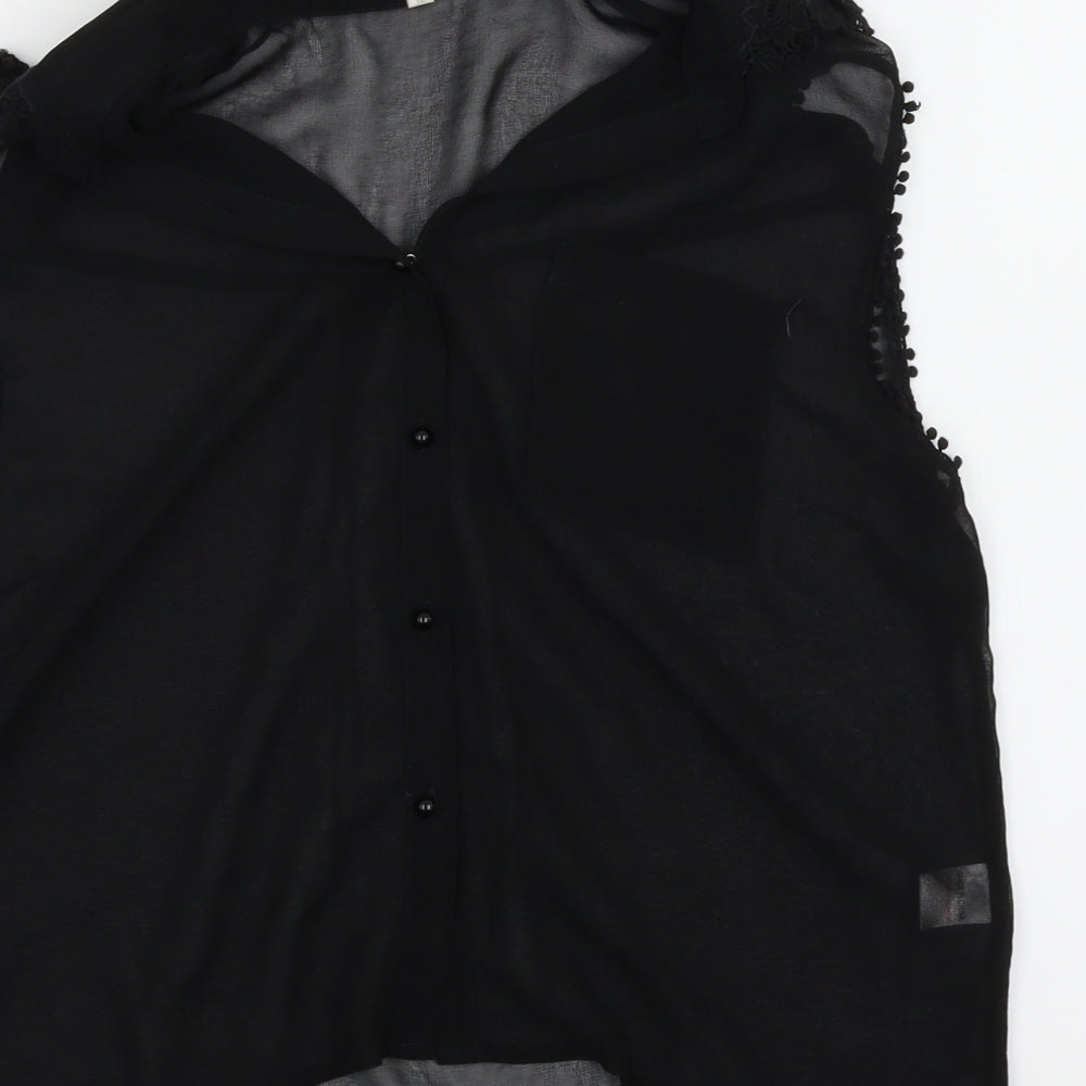 Glamorous Womens Black   Basic Blouse Size 12