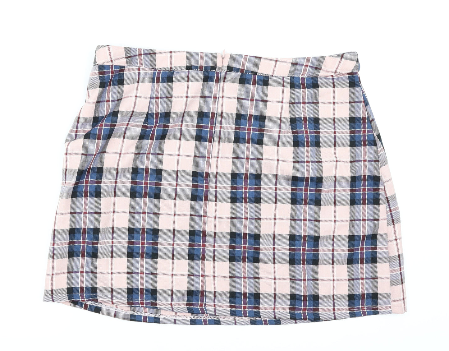 Primark Womens Pink Check  Straight & Pencil Skirt Size 18