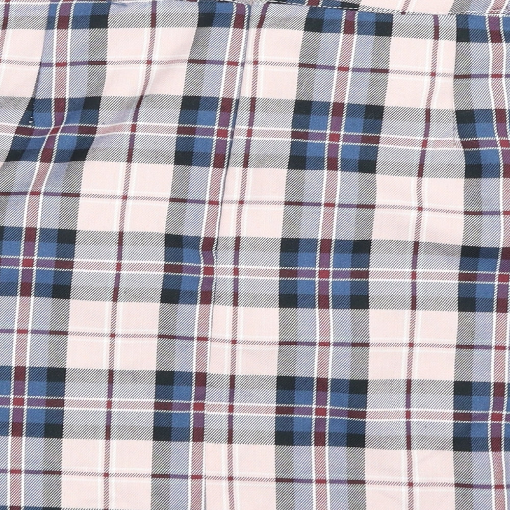 Primark Womens Pink Check  Straight & Pencil Skirt Size 18