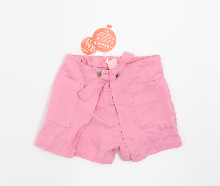 Koton Baby Girls Pink Jogger Leggings Size 12-18 Months - Shorts