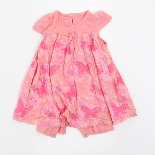 George Girls Pink   Fit & Flare  Size 6-9 Months