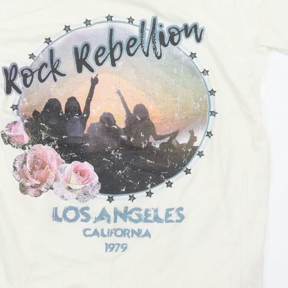 River Island Girls White   Basic T-Shirt Size 11-12 Years