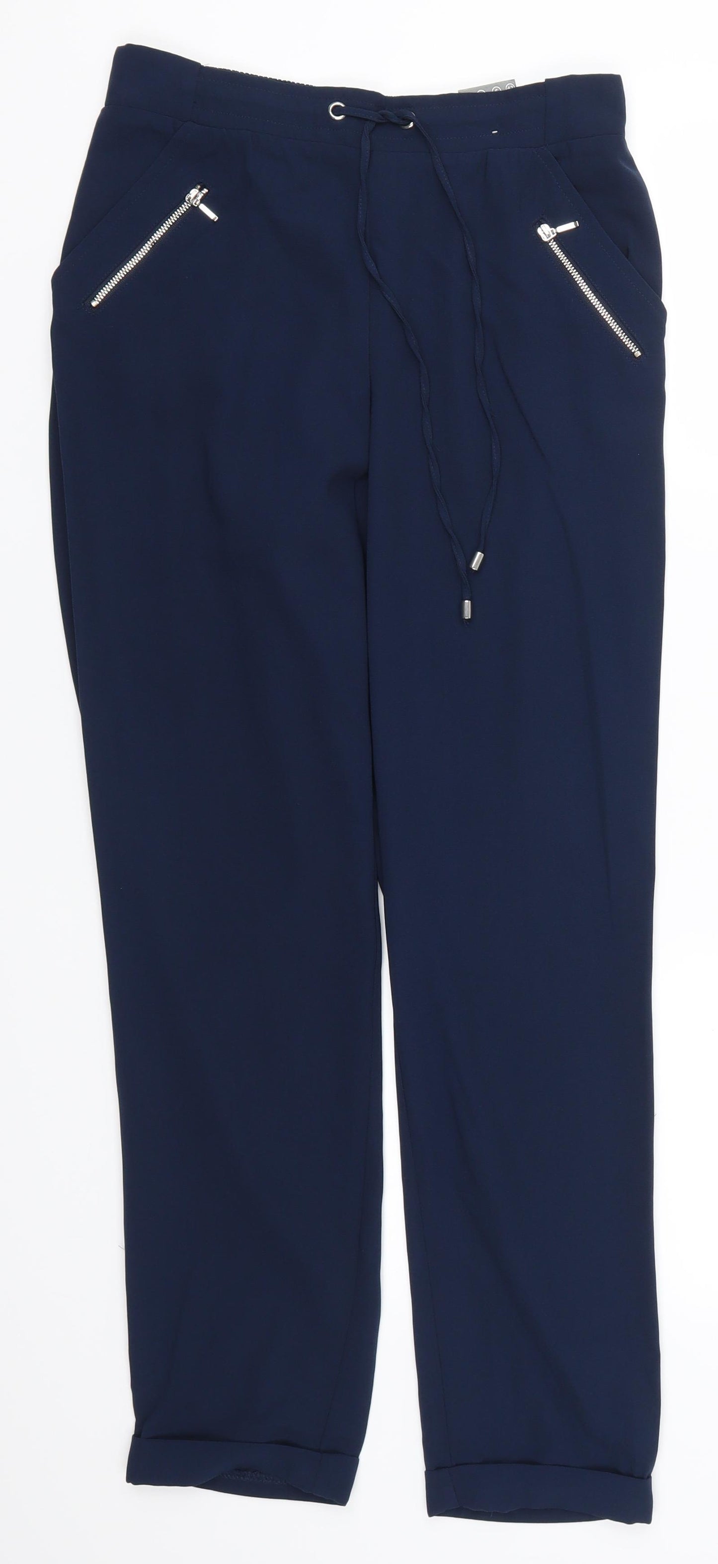 Atmosphere Womens Blue   Trousers  Size 10 L28 in