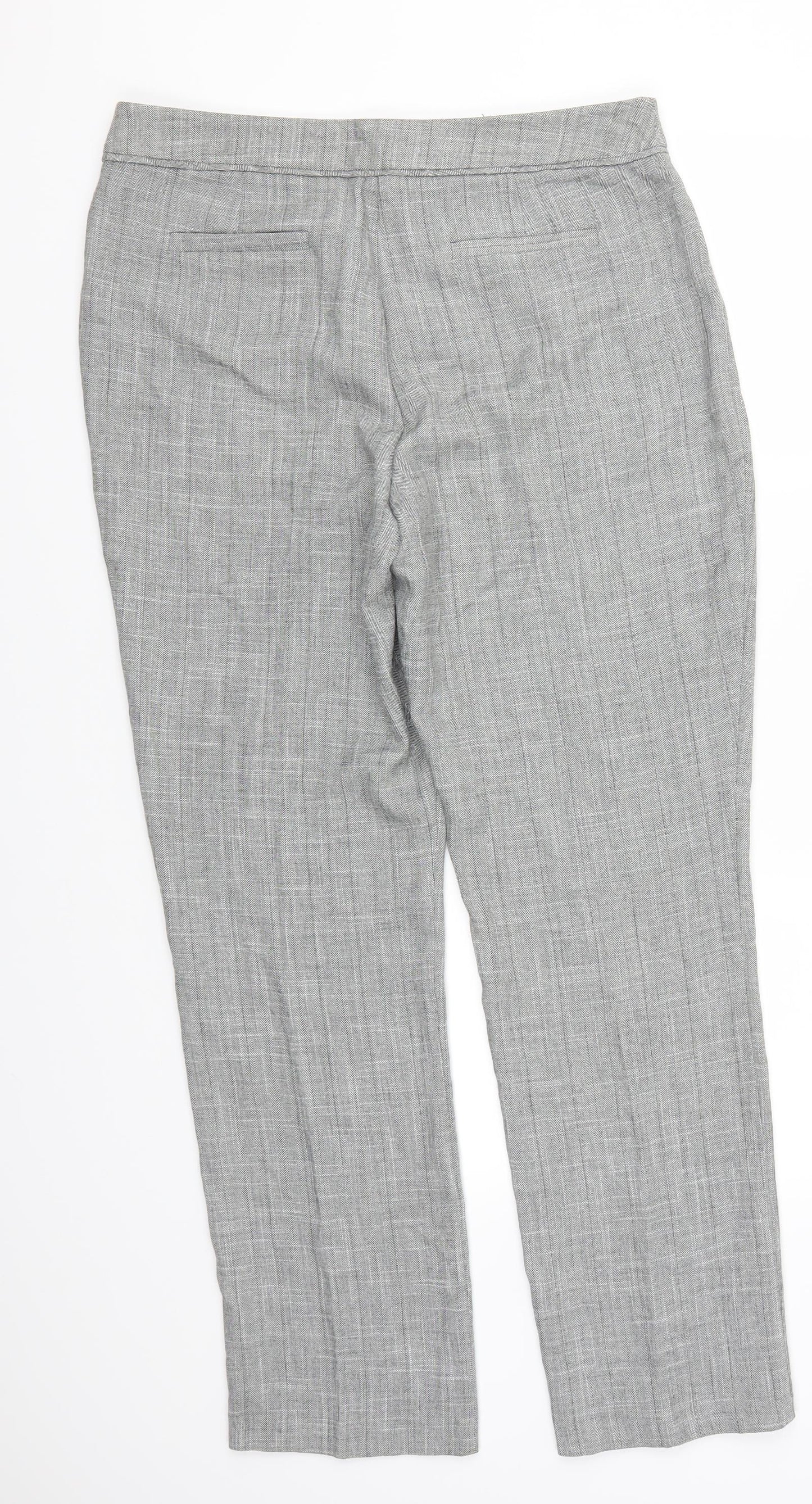 Preworn Womens Grey   Trousers  Size 33 in L30 in