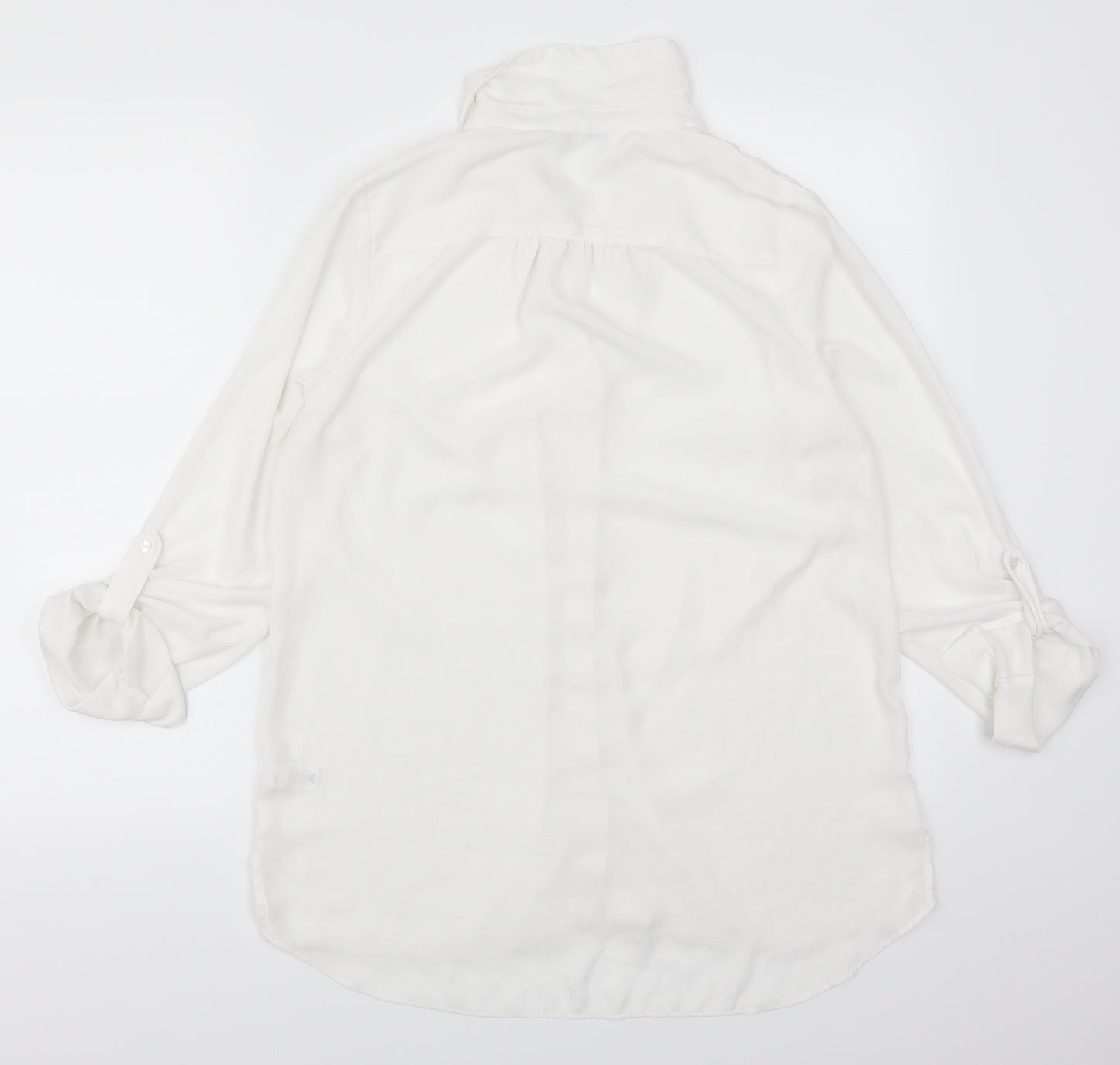 TU Womens White   Basic Blouse Size 12