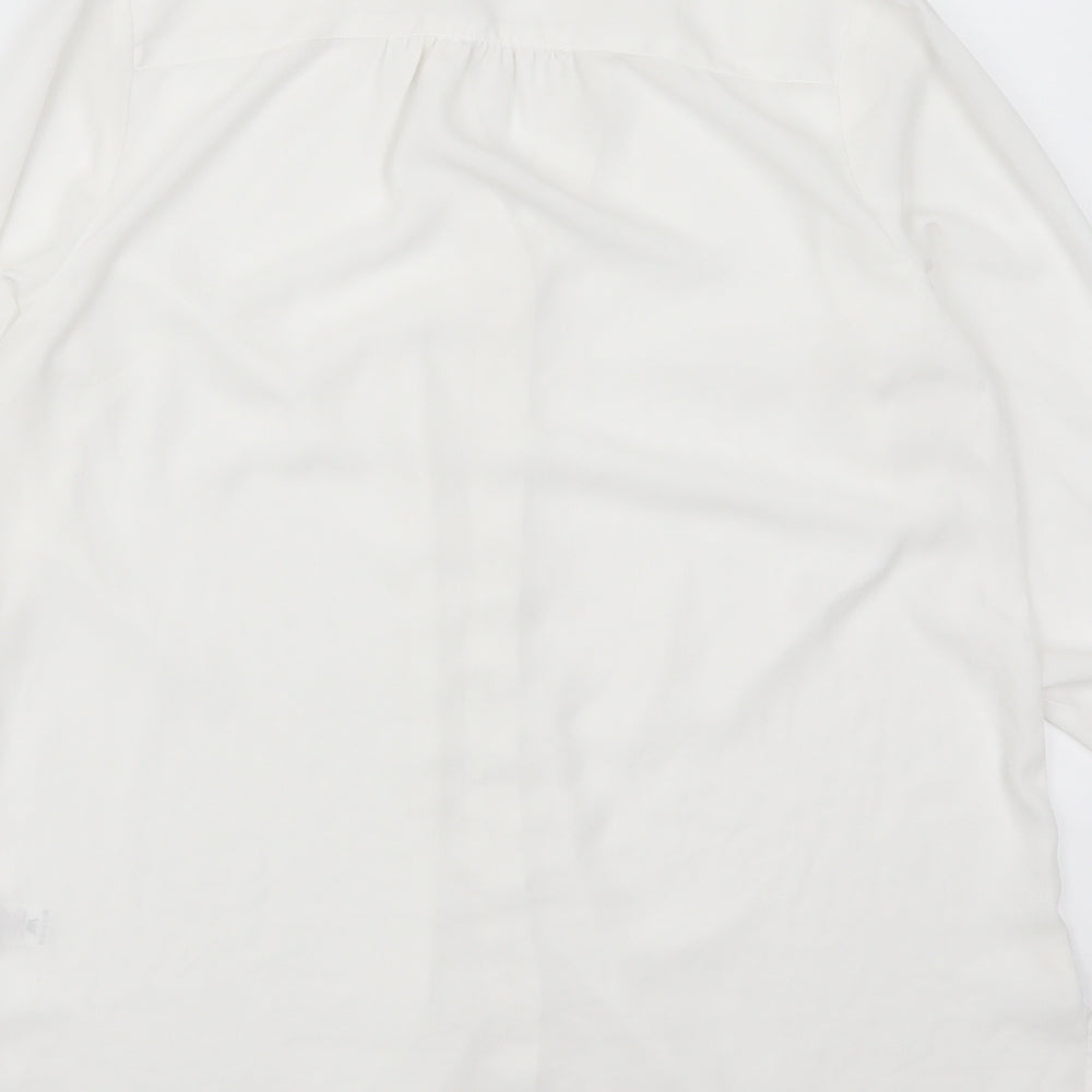 TU Womens White   Basic Blouse Size 12