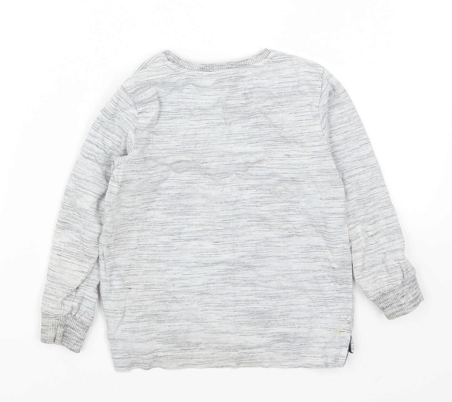 George Boys Grey   Basic T-Shirt Size 2-3 Years  - Little But Loud