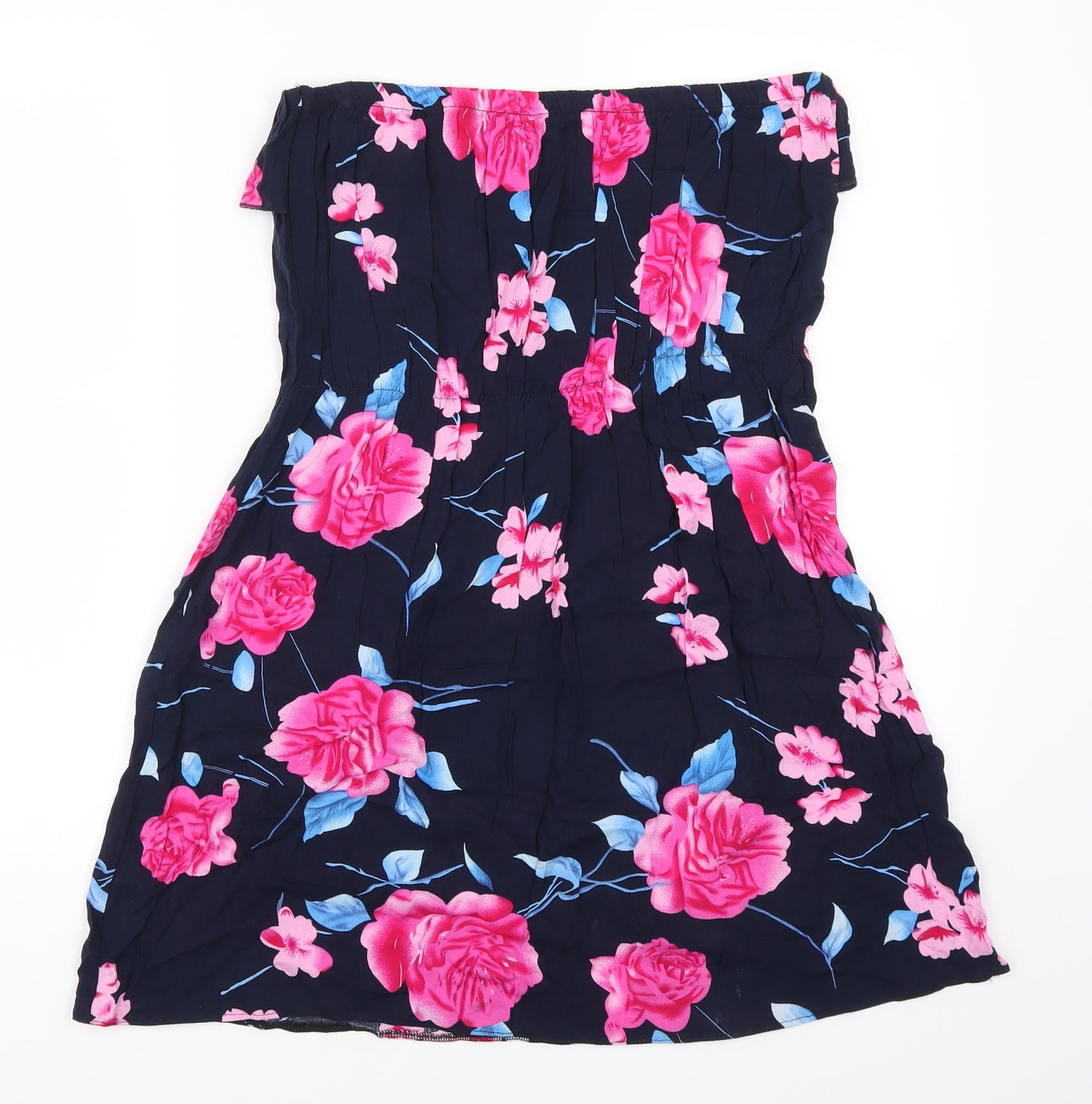 Preworn Womens Pink Floral  Basic Tank Size 2XL