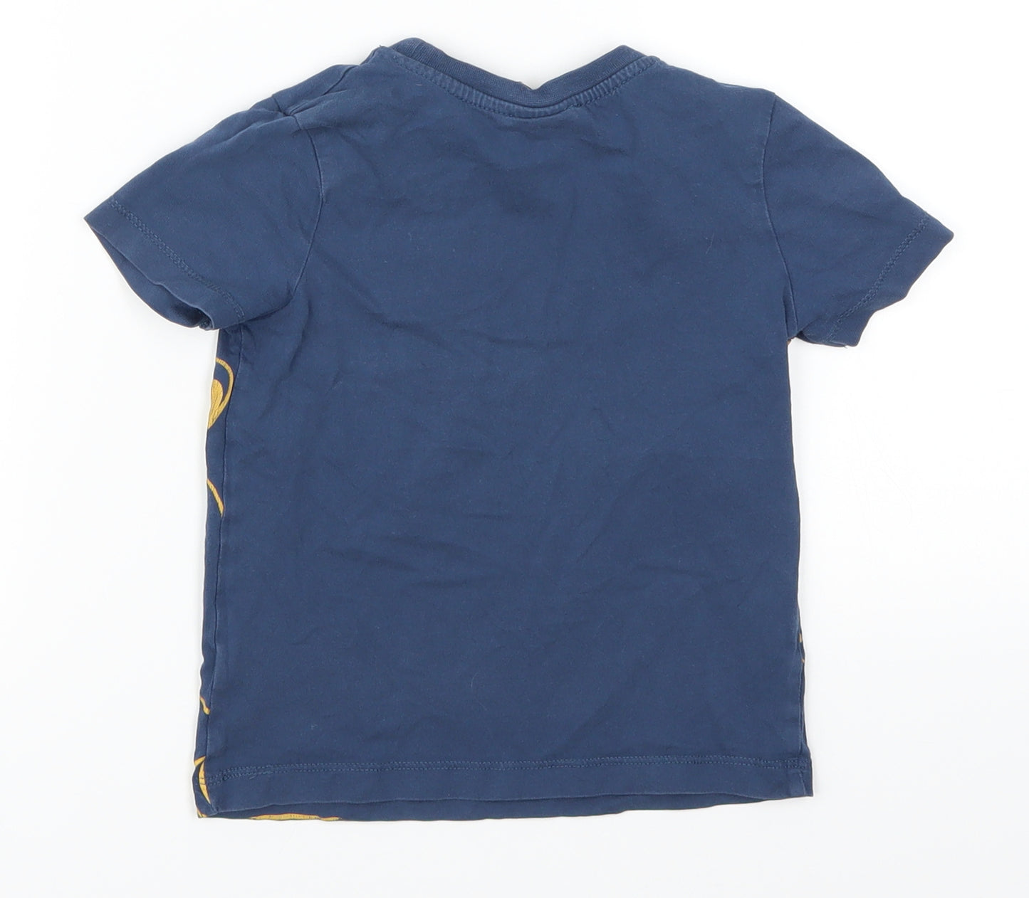 George Boys Blue   Basic T-Shirt Size 2-3 Years  - Lion King Roar