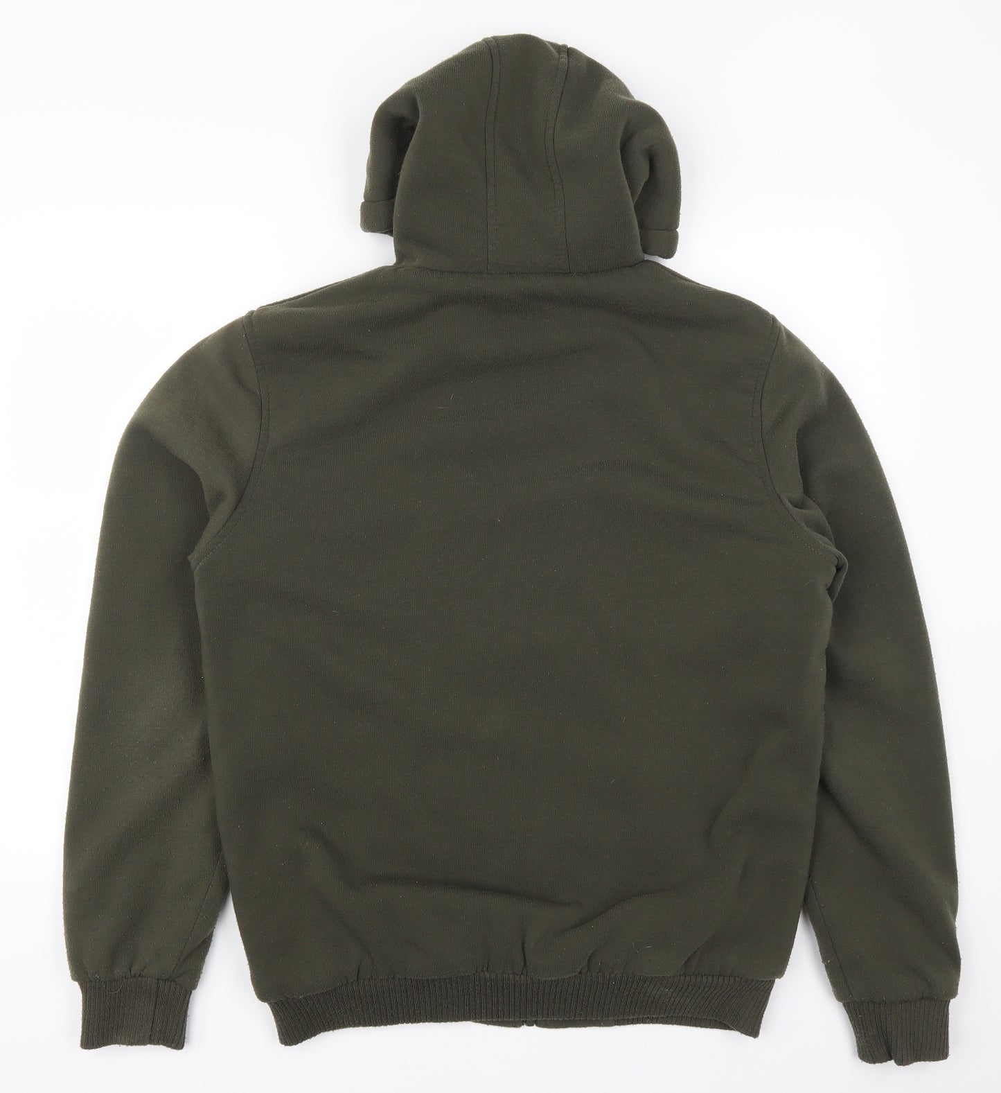Brave Soul Mens Green   Full Zip Hoodie Size XL