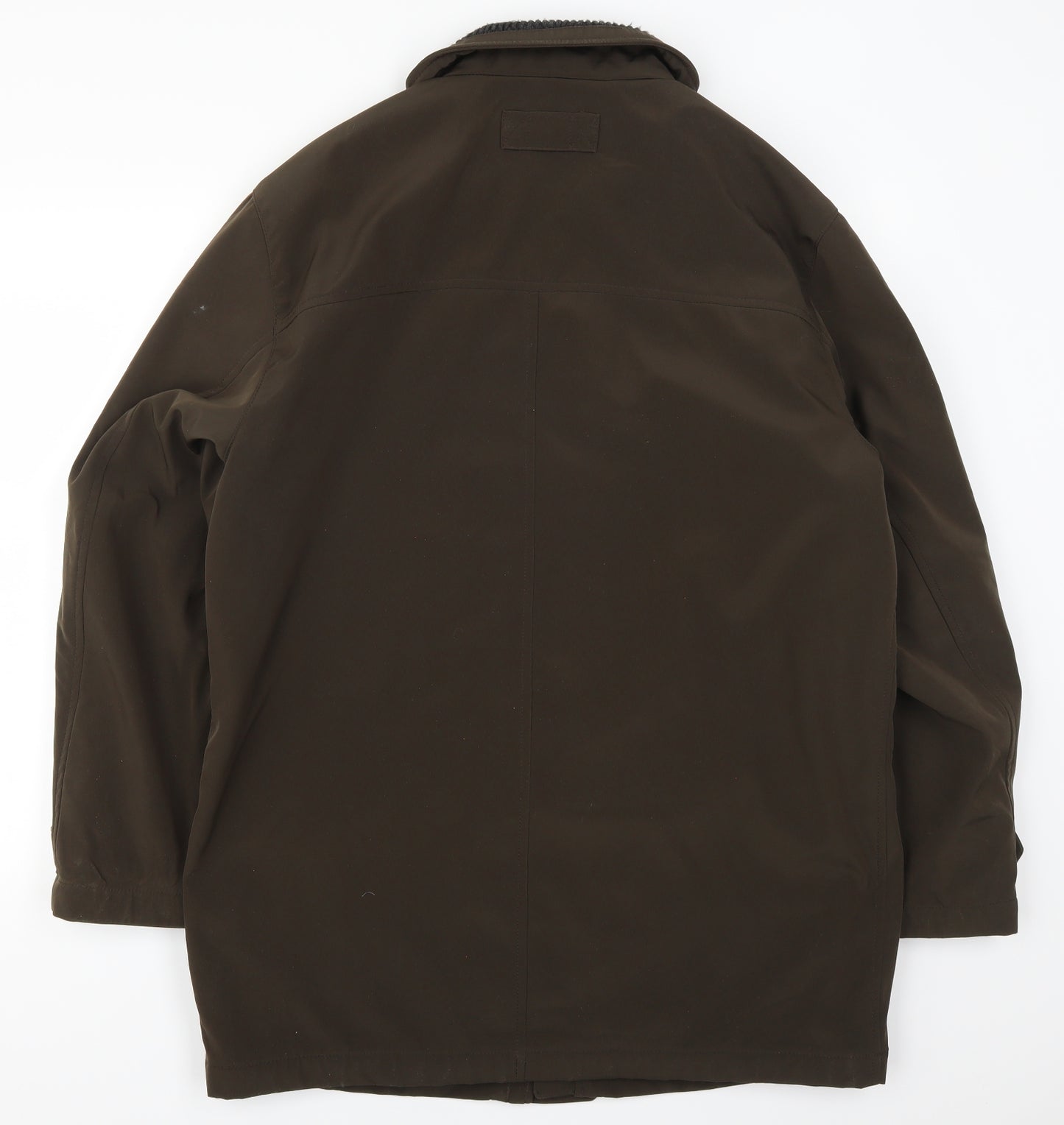 Marks and Spencer Mens Brown   Overcoat Coat Size M