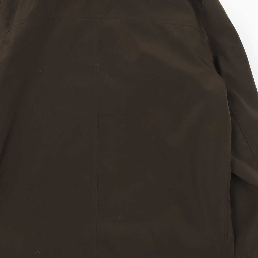 Marks and Spencer Mens Brown   Overcoat Coat Size M