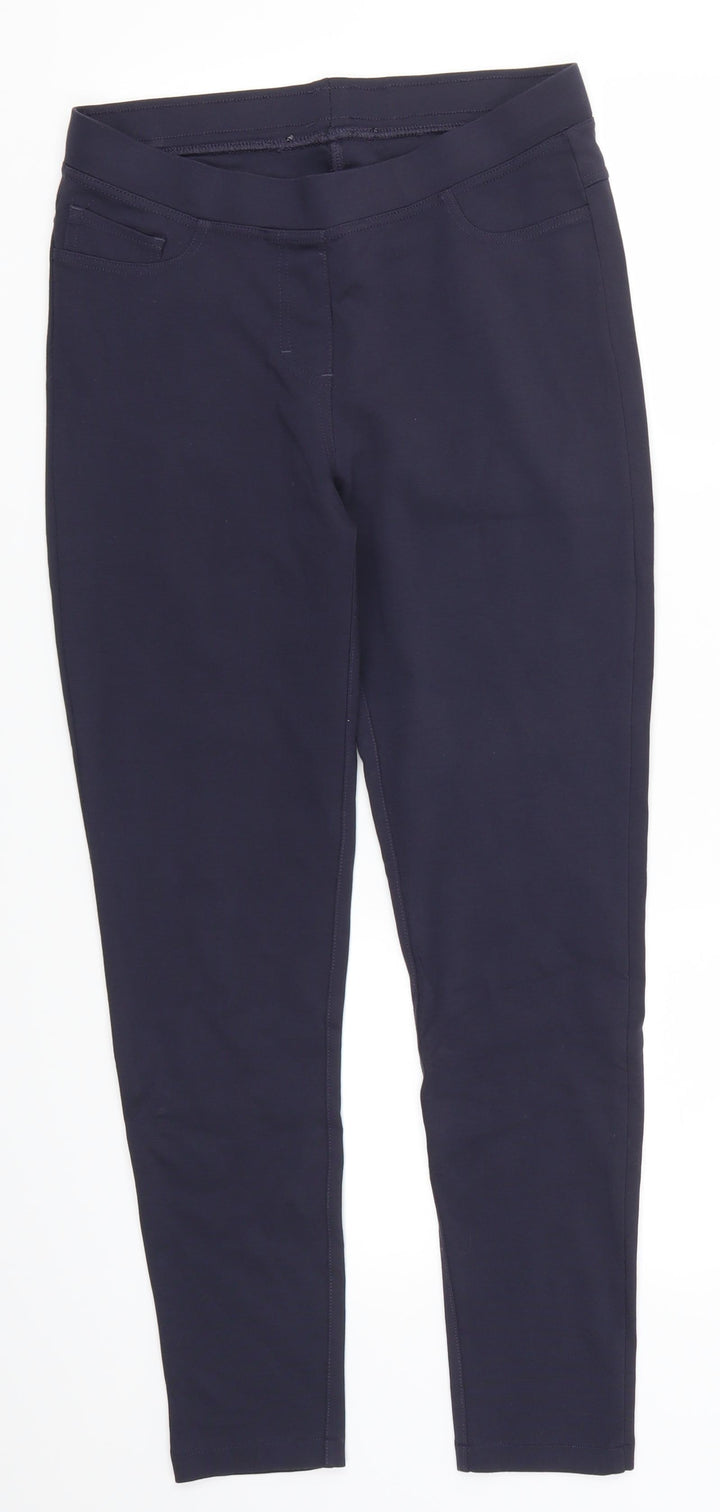 Preworn Womens Blue Carrot Leggings Size 30 in L26 in