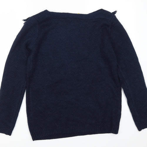 Joseph A Womens Blue   Pullover Jumper Size S