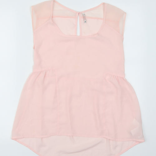 Bershka Womens Pink   Basic Blouse Size M