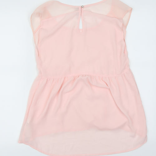 Bershka Womens Pink   Basic Blouse Size M