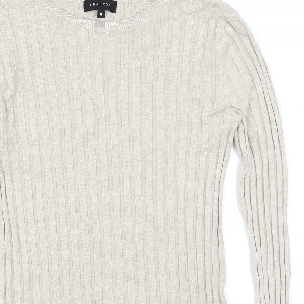 New Look Womens Beige   Pullover Jumper Size 10